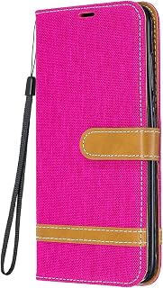 Funda para Samsung Galaxy S21fe, Carcasa Galaxy S21 Lite Funda de Cuero con Tapa, Fundas para Tarjeteros de Crédito, Cierre Magnético Silicona Protector Estuche Samsung S21fe, S21 Lite (Rosa)