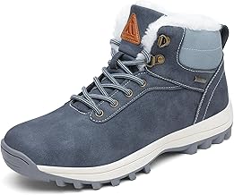 Mishansha Winter Shoes, Men's, Snow Boots, Women's, Trekking Shoes, Fleece Lined, Cold Protection, Hiking Boots, Climbing Shoes, Outdoors, Unisex