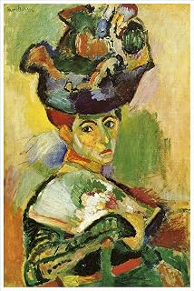 American Gift Services - Artist Henri Matisse Poster Print of Painting The Woman with The Hat - 24x36