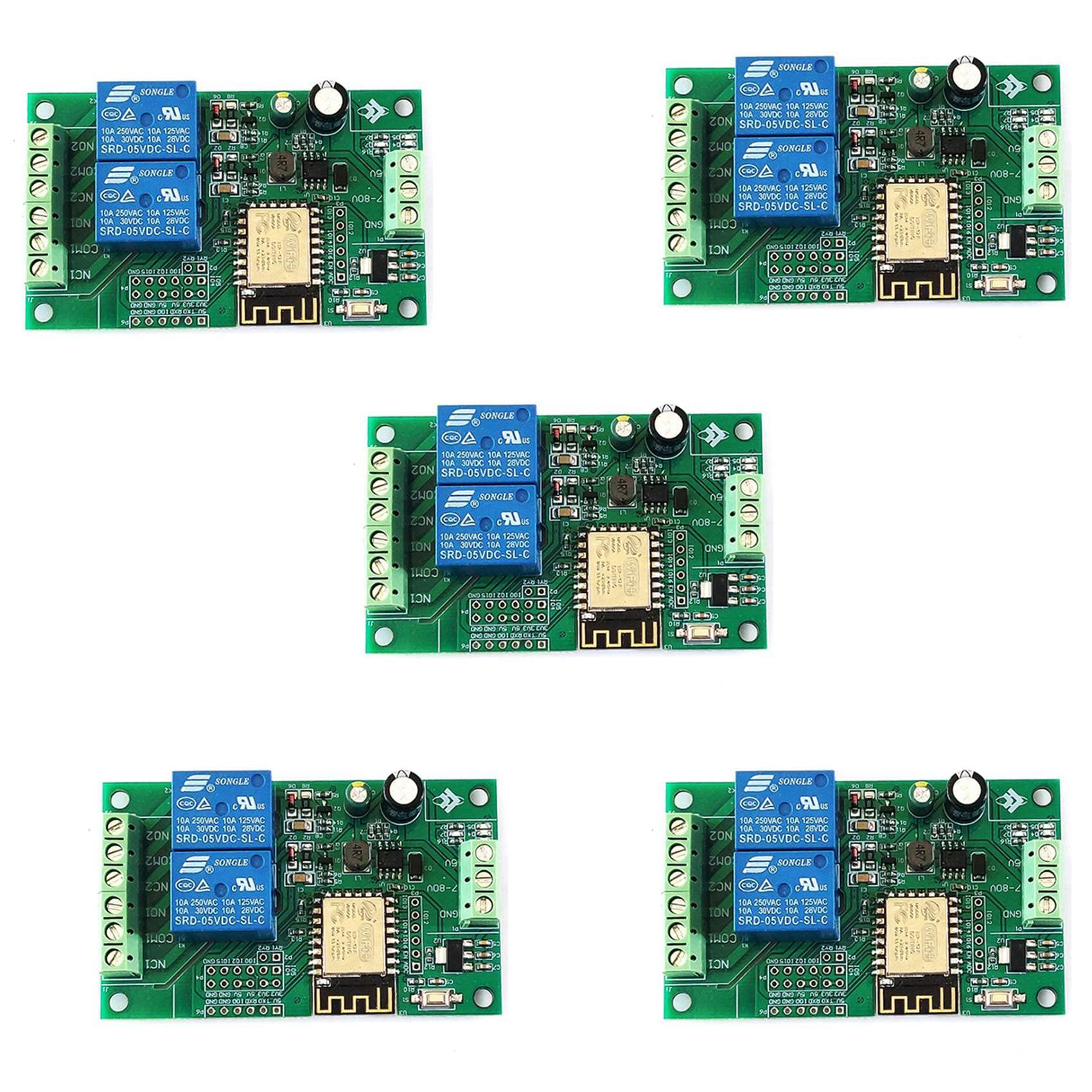 Módulo de relé WiFi ESP8266 para el control remoto de la iluminación y la casa inteligente