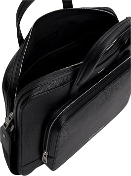 Tommy Hilfiger TH CENTRAL COMPUTER BAG Erkek Bilgisayar Çantası Black OS