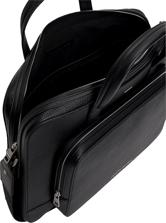 Tommy Hilfiger TH CENTRAL COMPUTER BAG Erkek Bilgisayar Çantası Black OS