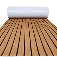 Vista 8 de FOCEAN Suelo de lancha de espuma EVA, cubierta de lancha, teca sintética, suelo marino, alfombrilla marina lámina para lancha motora, caravana, Lago