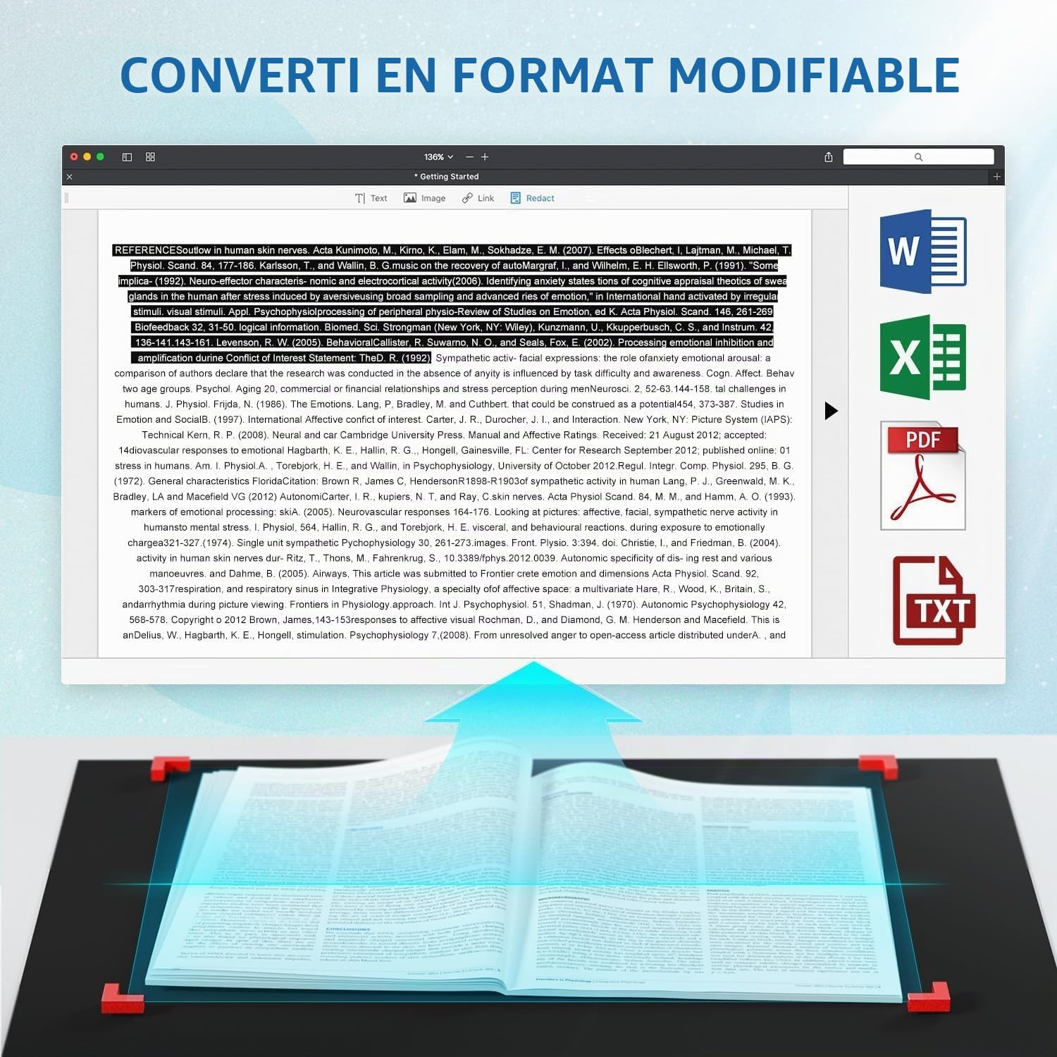 JOYUSING VGA/HDMI/USB 4K Ultra HD Visualiseur & Caméra de Documents 13 MP, Format A3 pour Enseignants, Compatible avec Mac, Windows, Apprentissage à Distance