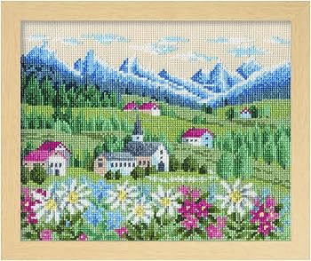Amazon | オリムパス製絲 クロスステッチ 刺しゅうキット フラワー