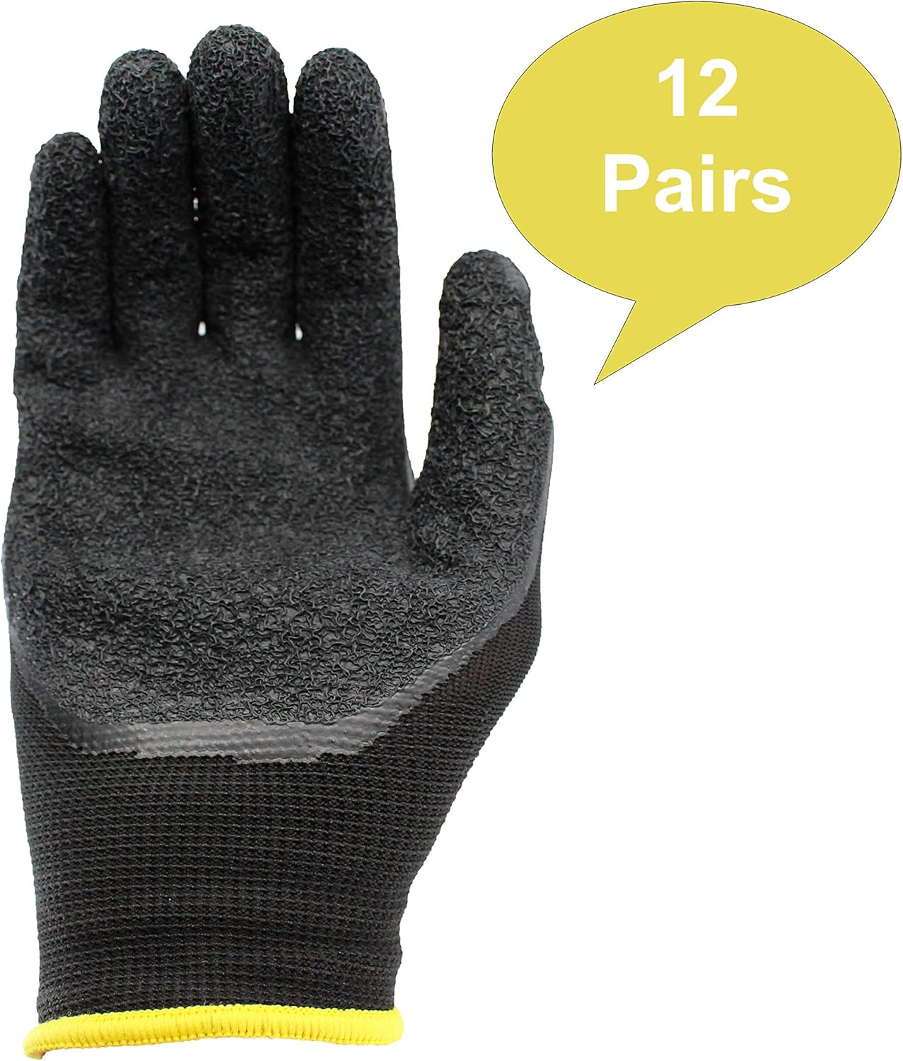 Kingman Latex Foam Grip Coated Work Gloves