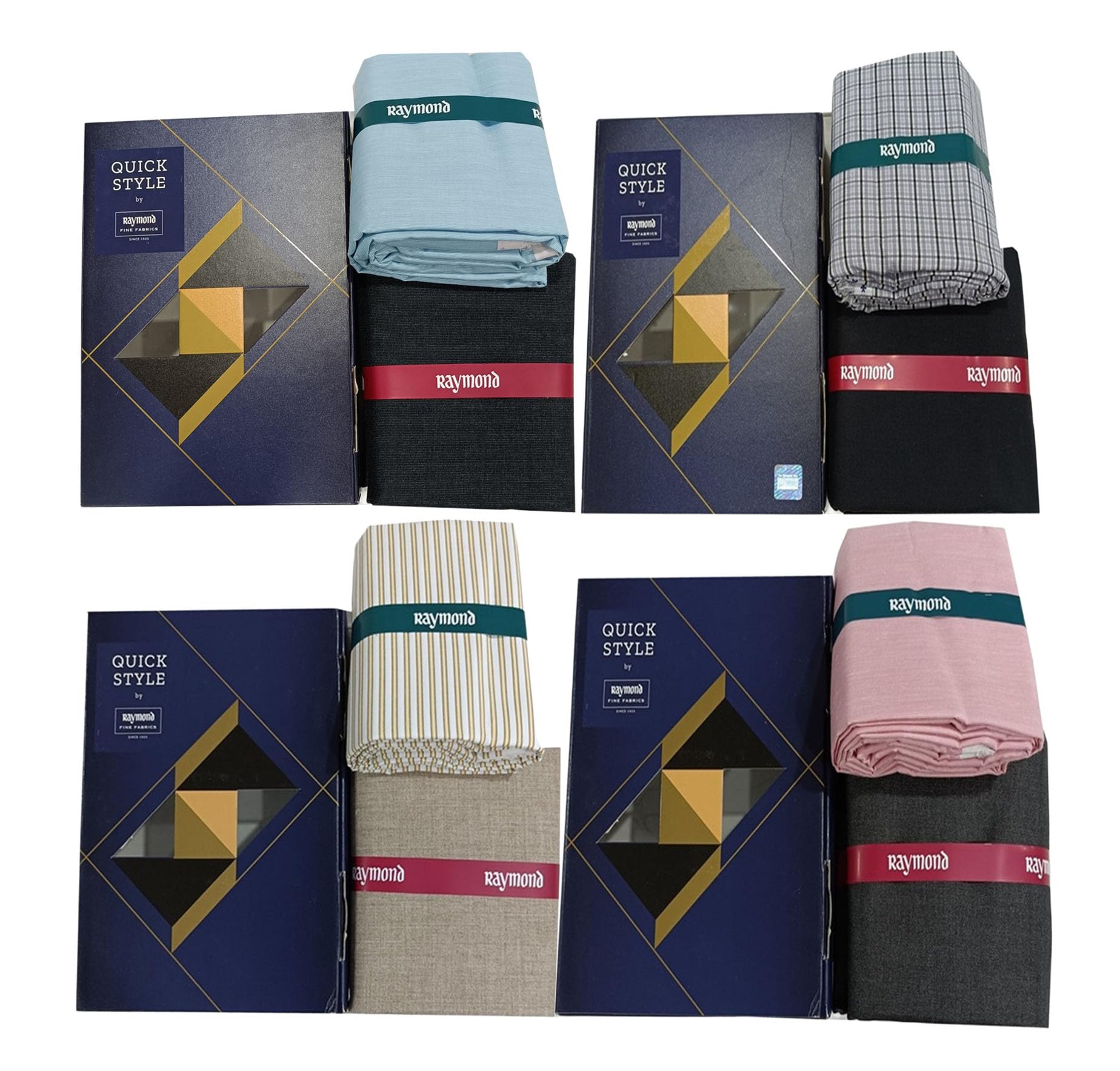 raymond fabrics Raymond Men’s Unstitched Formal Shirt & Pant Fabric Set | Premium Cotton Shirt & Solid Trouser Material | Ready-to-Stitch Combo (Multicolor)-picture-17