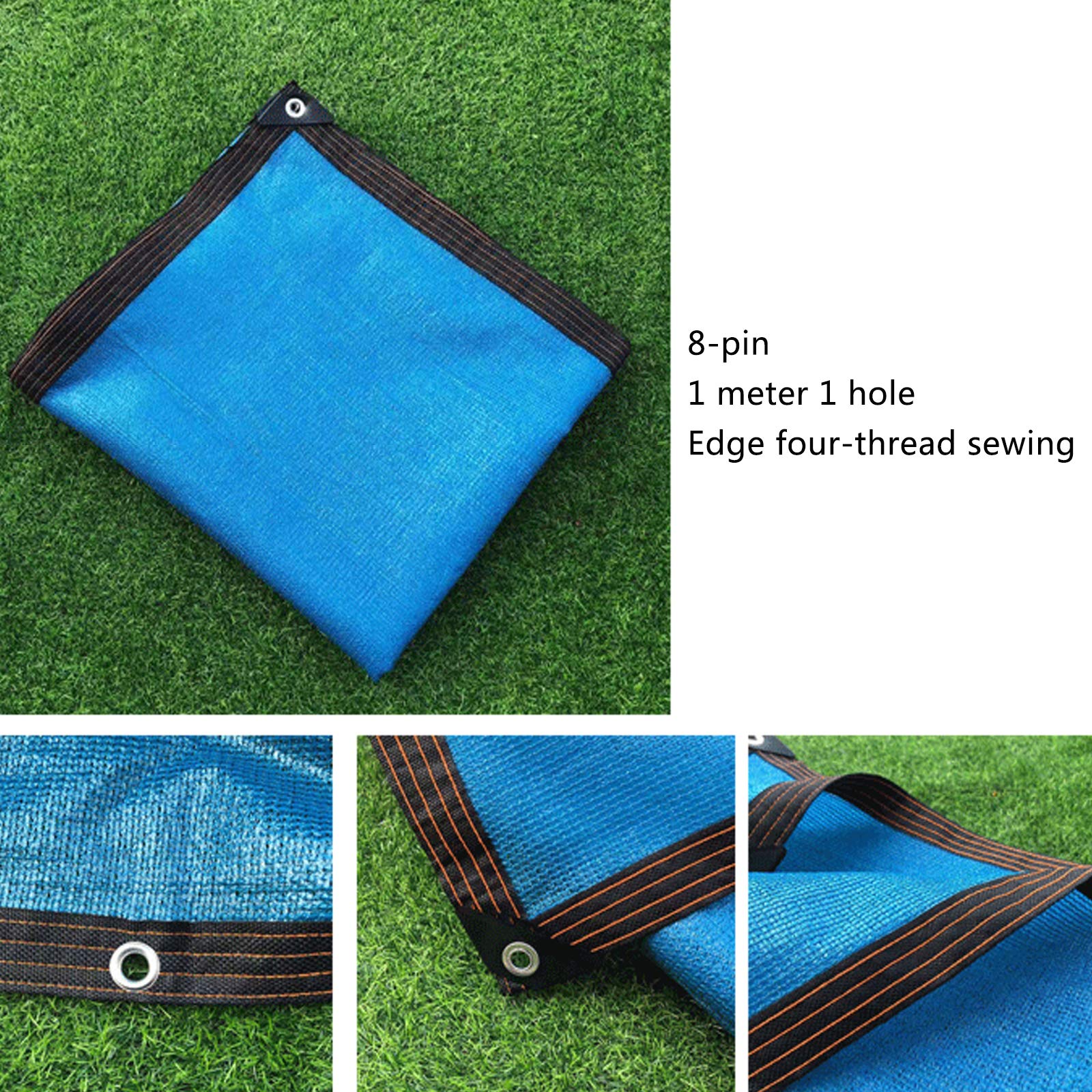 Tessuto traspirante eProtect personalizzabile da 6 x 8 m, include 8 picchetti per uso esterno, perfetto per eventi, terrazze, giardini e piscine, durevole e resistente alle intemperie