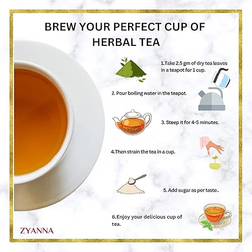 Miniatura 6 de Zyanna Té verde de jazmín  Té verde Darjeeling prémium con brotes de jazmín natural de la India, té verde suelto floral de hoja entera,