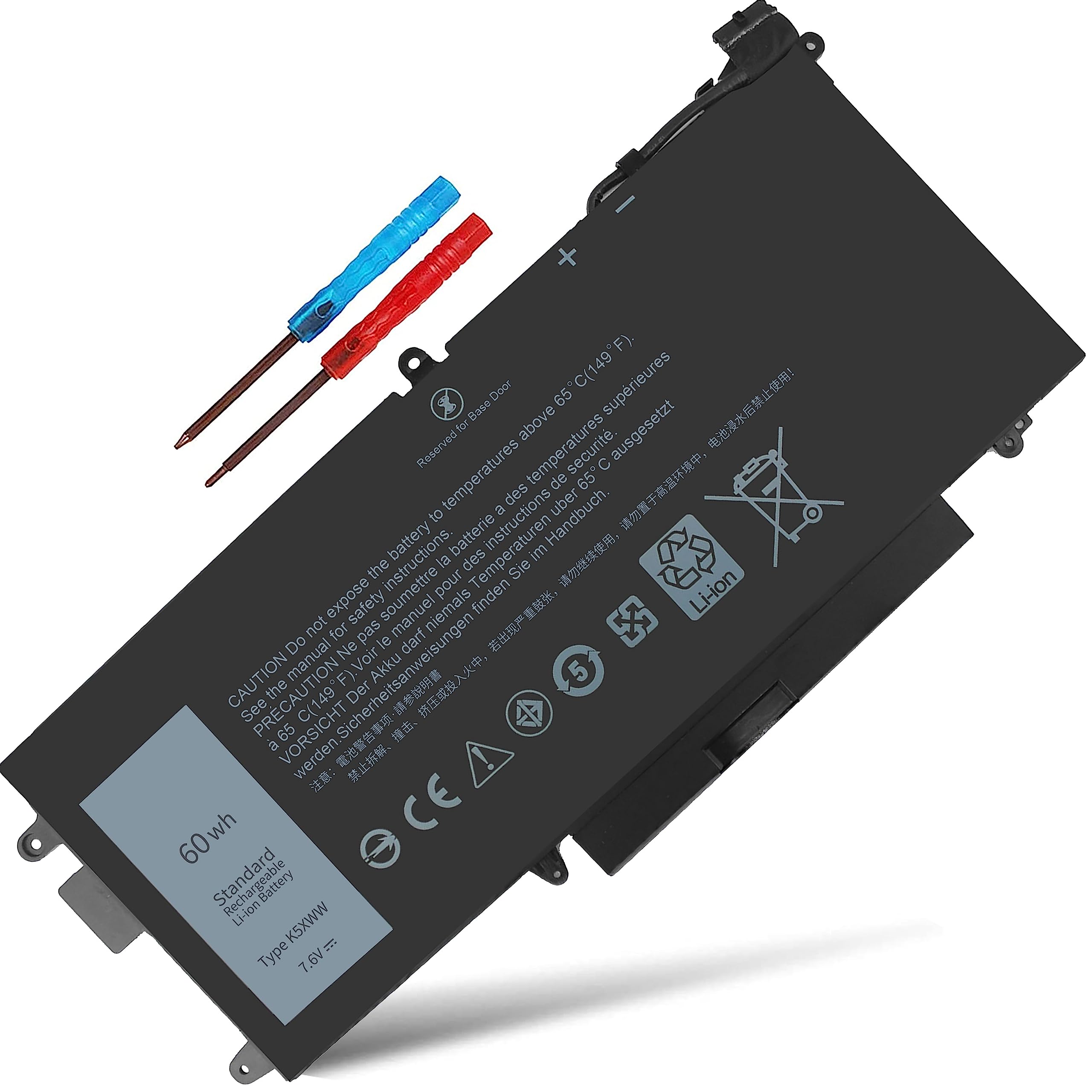 NEW GENUINE DELL LATITUDE 5289 7389 7390 2-in-1 BATTERY 60WH K5XWW N18GG 6CYH6 NEW GENUINE DELL LATITUDE 5289 7389 7390 2-in-1 BATTERY 60WH K5XWW N18GG 6CYH6