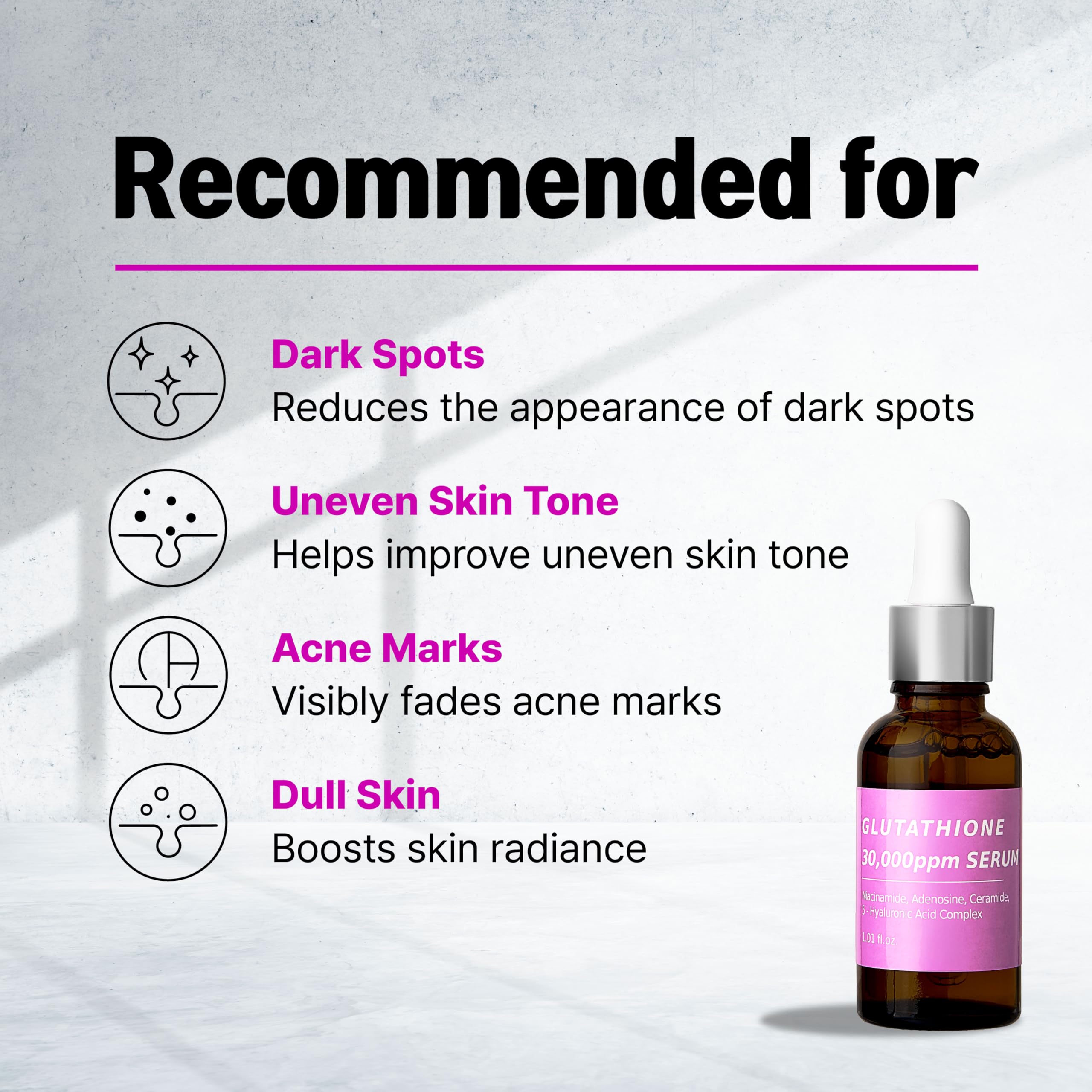 pure glutathione serum Pure Glutathione Serum at ₹ 89/piece | Skin Serum in Ambala main image 1