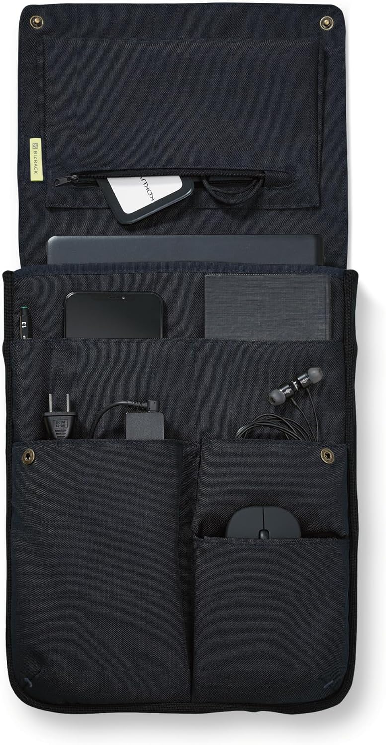 【Amazon.co.jp限定】 コクヨ バッグインバッグ パソコンバッグ 13.3インチ クラッチバッグ a4 縦型 ビジネス BIZRACK ブラック AMカハ-BRB135D