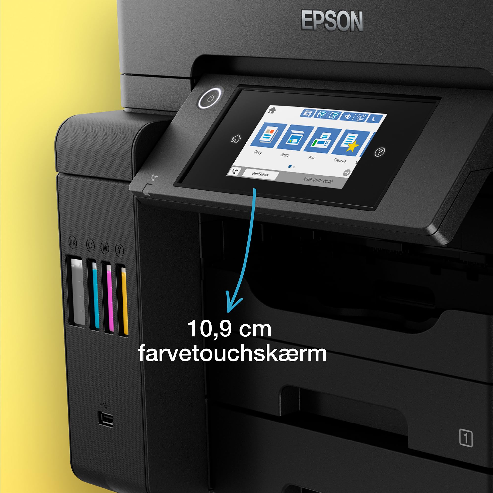 Epson Ecotank ET-5855 Ad Inchiostro A4 4800 X 2400 Dpi 25 Ppm WI-Fi (epson Ecotank ET-5855 Colour A4 Multifuncion Printer. Up To 25ppmipm. Print/copy