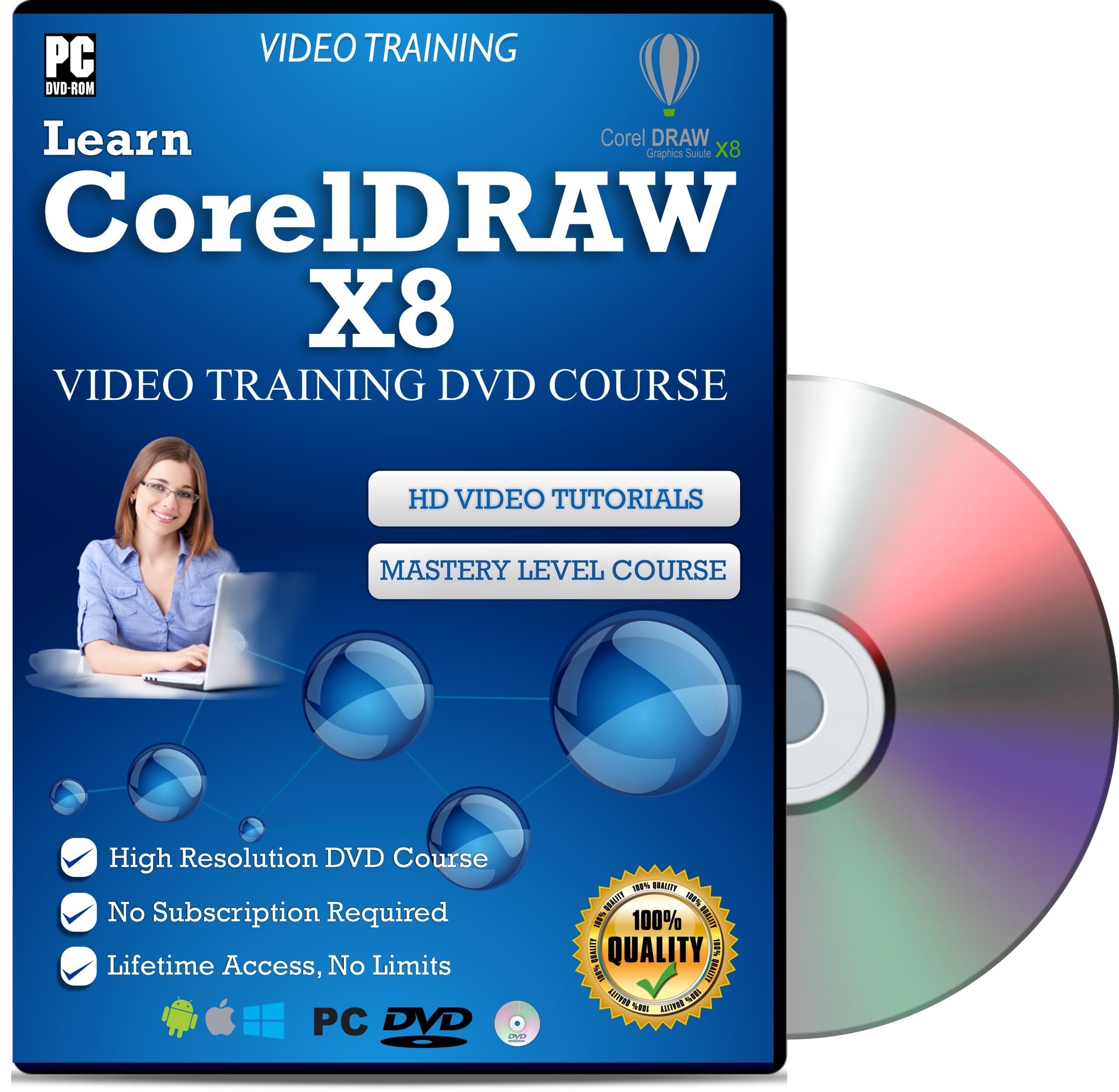 vtorial Learn COREL DRAW X8 Training DVD video tutorials Over 20+ Hours of Video Tutorials Training (in English) | No Subscription Required | LIFETIME ACCESS | NO LIMITS (B07TB1VLP2) Amazon Price History, Amazon Price Tracker