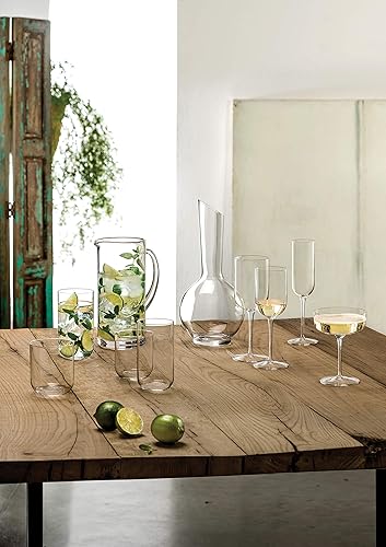 Miniatura 3 de Luigi Bormioli Sublime - Decantador de vino de 25.25 onzas, elegante jarra de vidrio ultra transparente para vino, agua, jugo, café, té helado,