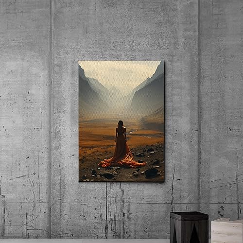 Miniatura 4 de Golden Fields of Autumn, Mountain View Art, Earthy Neutral Fall,Autumn Season, Boho Nature Artwork, Canvas Prints, Art Print