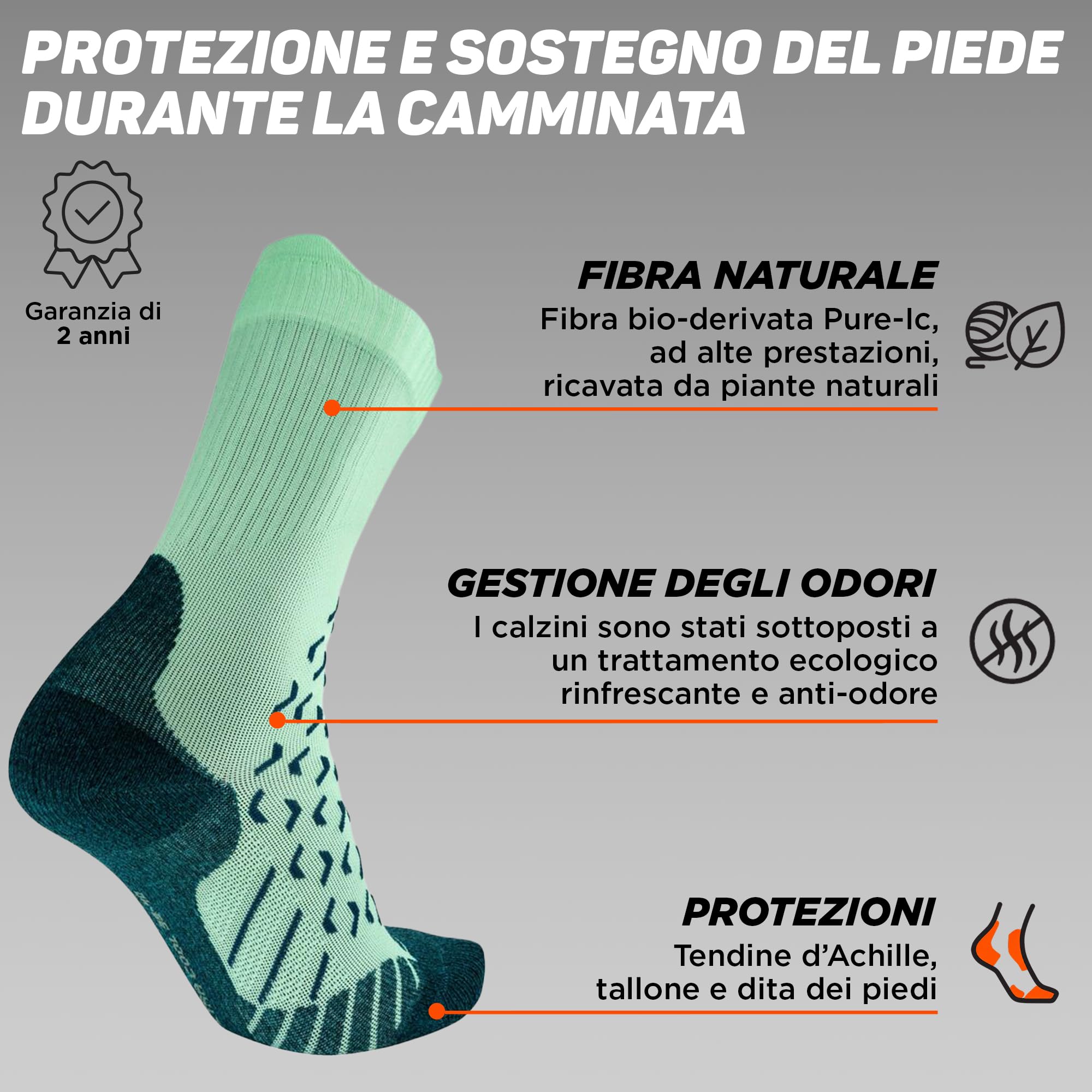 Therm-ic Calzini da trekking da donna, Sottili e Leggeri, Outdoor UltraCool Crew, Traspiranti e che allontanano l'umidità, Piedi sempre asciutti, 3 paia