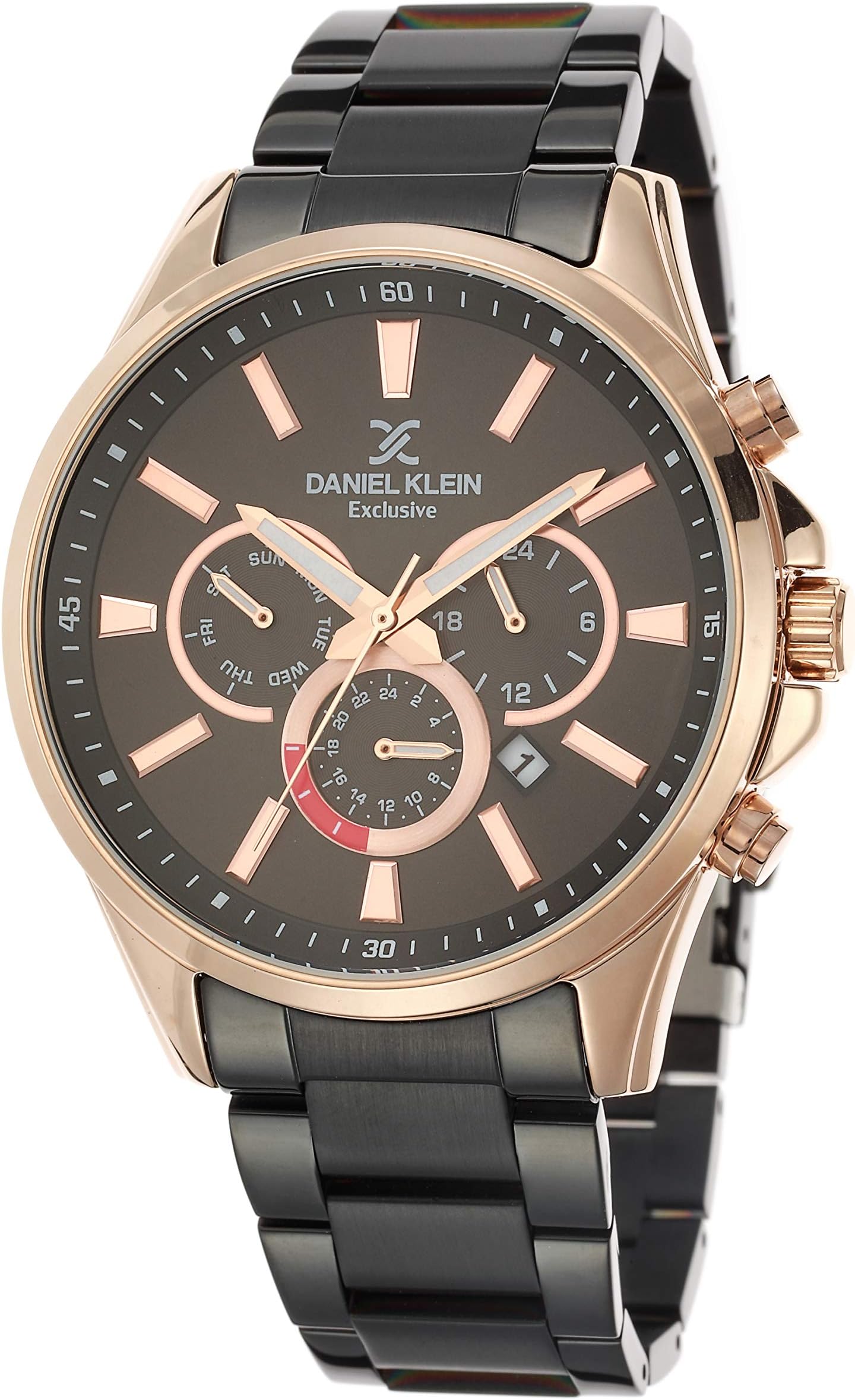Daniel Klein Analog Black Dial Men's Watch-DK.1.12423-4