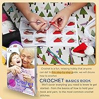 Vista 2 de Kit de Hilo de Ganchillo Aeelike, 1000 Metros de Hilo de Ganchillo para Tejer Juego Completo de Tejido para Principiantes Profesionales con Ganchos