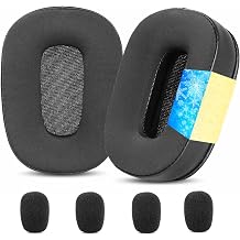 Cooling Gel Earpads Replacement Compatible with LEVN Bluetooth Headset LE-HS012 Accessories Ear Pads Ear Cushions with Softer High-Density Foam Black