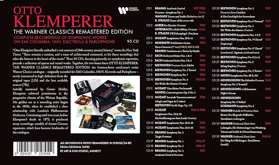 クラシック Otto Klemperer 8 Small boxes 63CDs クラシック Otto Klemperer 8 Small boxes 63CDs Amazon.com
