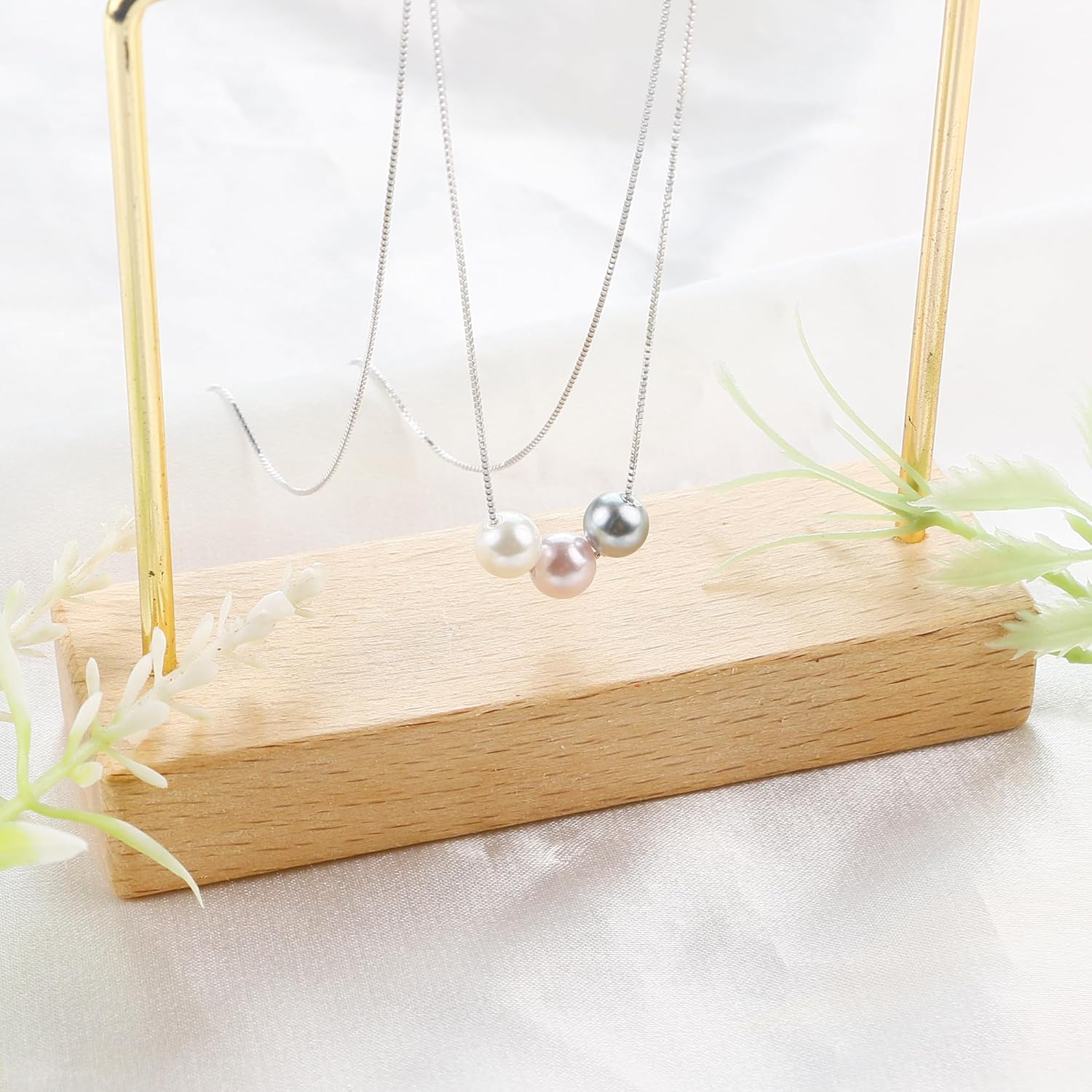 Sereney Sterling Silver Birthday Gifts for Girls Women, Pearl Necklace as 7 9 10 11 13 15 16 18 21 30 40 50 60 Year Old Birthday Gifts, Single Pearl Necklace as Bday Gifts for Friends - Image 7