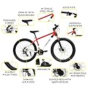 CROW-SNYPER PRO 24 Speed Gear Cycle for Men| 27.5 T|Cycle for Boys|Mountain Cycles for Men| Down Hill Suspension Fork|Jak Dual disc Brakes | 24 Geared MTB |Tyre 24 Speed Gear Cycles for Boys 12+ Years gallery image