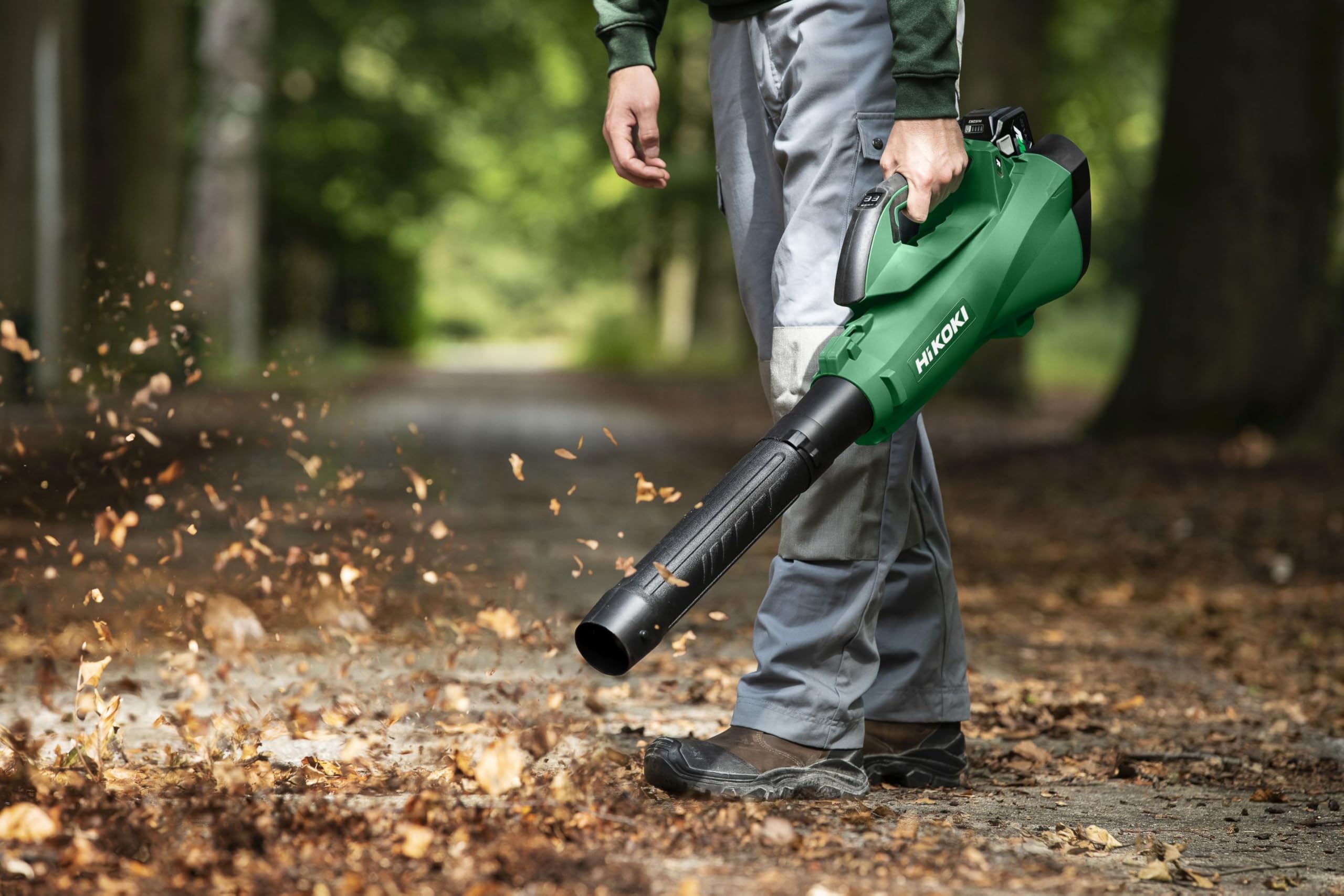 HiKOKI Soffiatore a Batteria - 36V, 11,3 m³/min - Brushless, 4 Livelli di Soffiaggio, Modalità Turbo, Leggero, Silenzioso - Senza Batteria e Caricabatterie