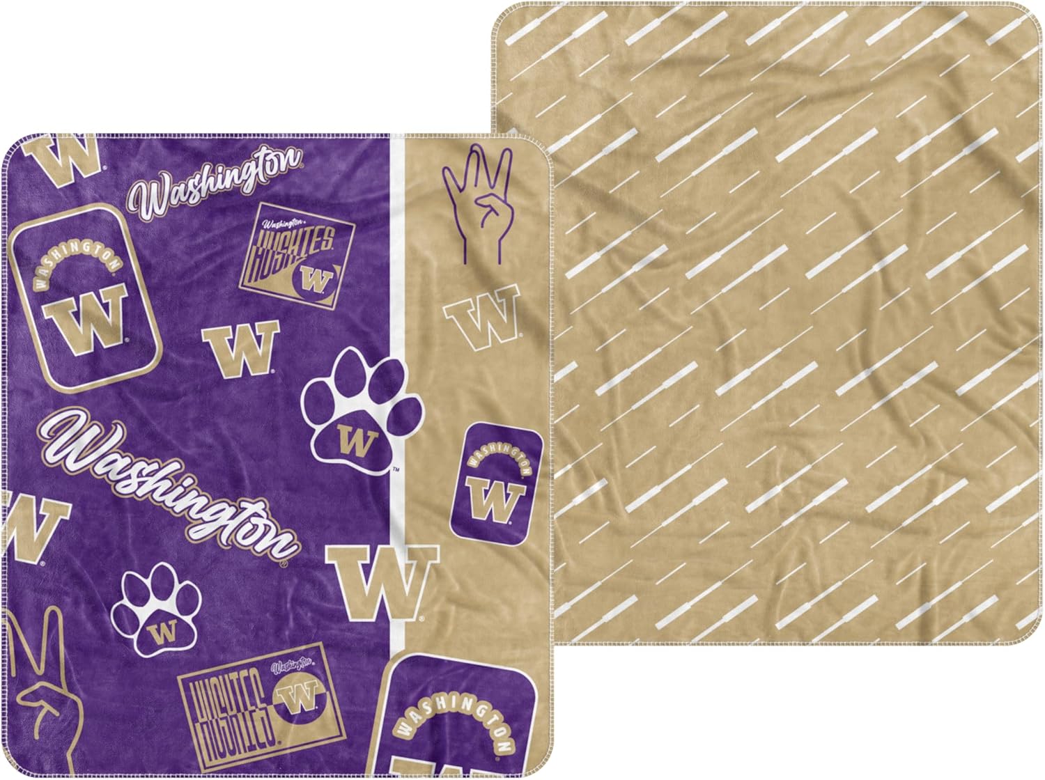 Logo Brands Washington Dream Weave Throw 50x60