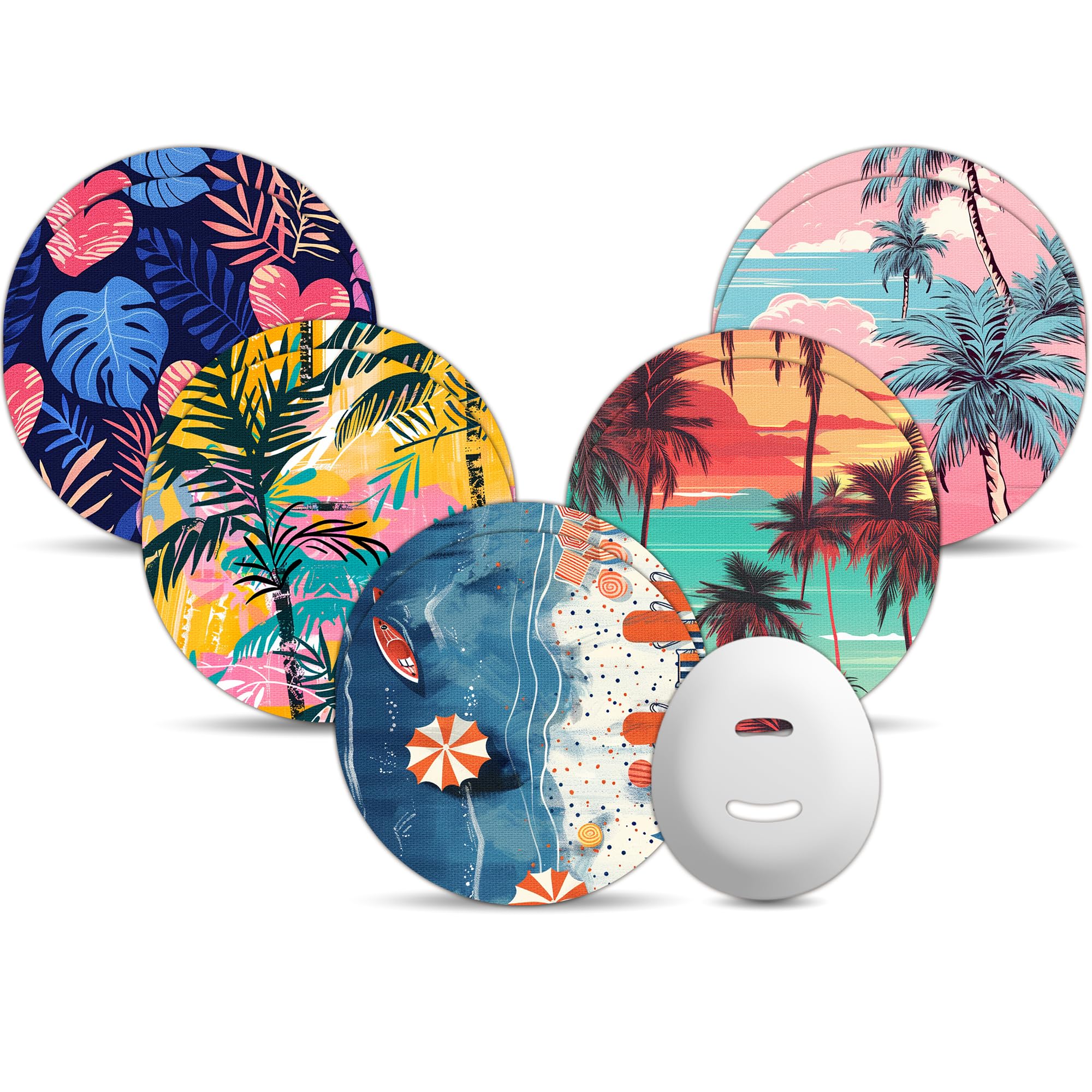 Dexcom G7 Over Patches, Amolyfe 10-Pack Dexcom Stelo Overpatches, Bump-Proof with Hard Cap, Waterproof, Breathable, Medical Adhesive, 15-Day CGM