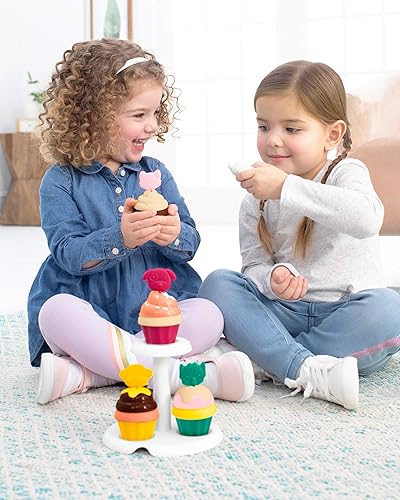 Miniatura 7 de Skip Hop Juego de alimentos zoológico para ordenar y apilar cupcakes