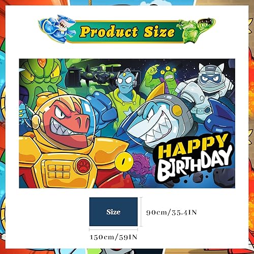 Miniatura 2 de Pancartas de fiesta de 5 x 3 pies para decoración de fiesta de cumpleaños para suministros de fiesta temática, fondo de cabina de fotos