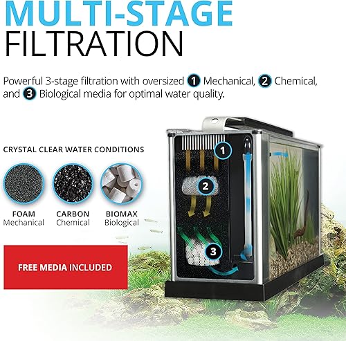 Miniatura 6 de Fluval Spec V Acuario Kit, 5 Galones, color blanco