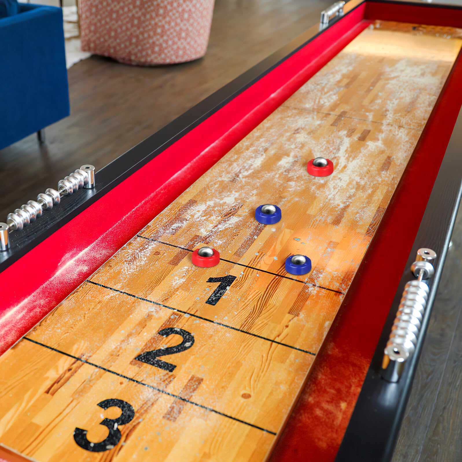 Alasum Set da 16 Palline Rotolanti per Giochi da Tavolo Shuffleboard, Leggere e Facili da Riporre, come Decorazioni Scuola per Bambini