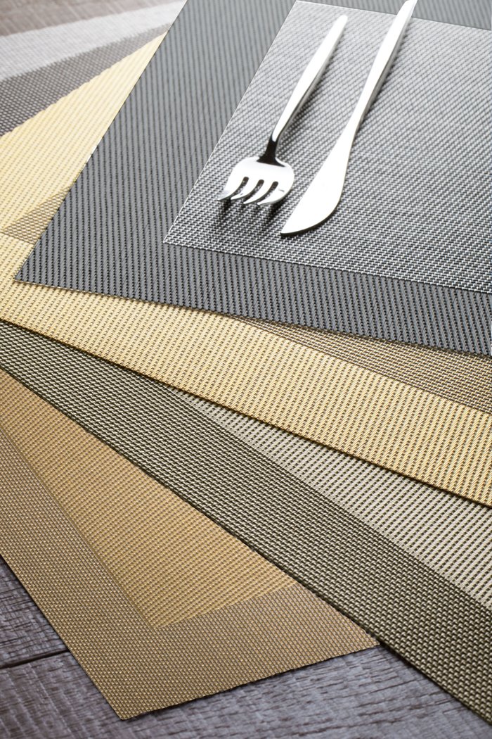 ASA Selection Tischset -Sand Metallic- M.Gewebten Rand PVC 78089076 Küche, Haushalt & Wohnen