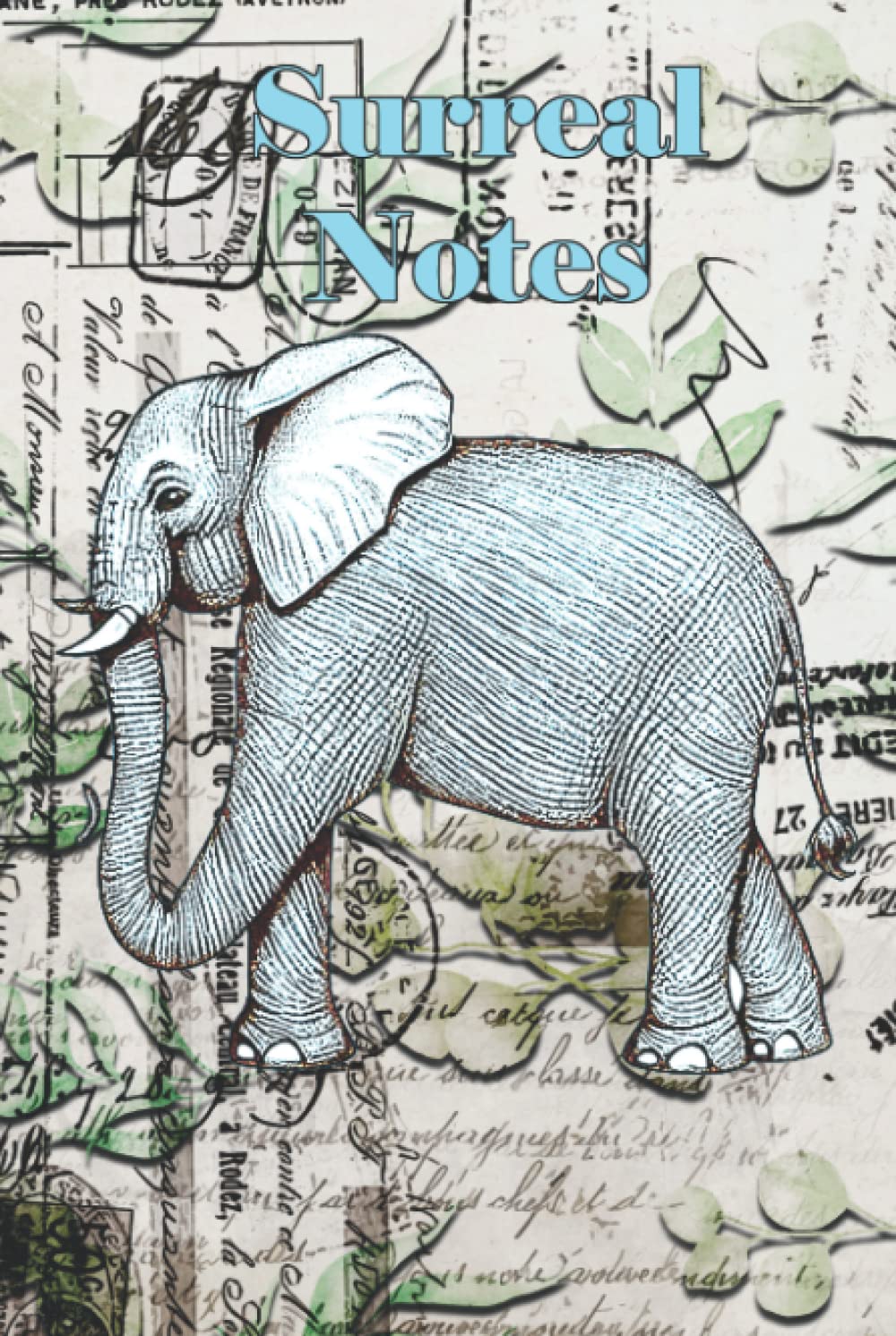 Surreal Notes: 6"x9" 120 Page Journal with a Surreal Elephant Cover