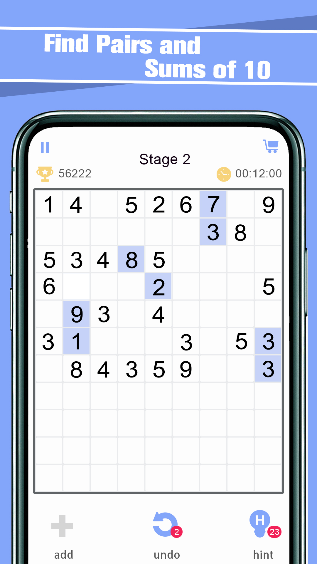 Match Ten Relaxing Number Game App on Amazon Appstore