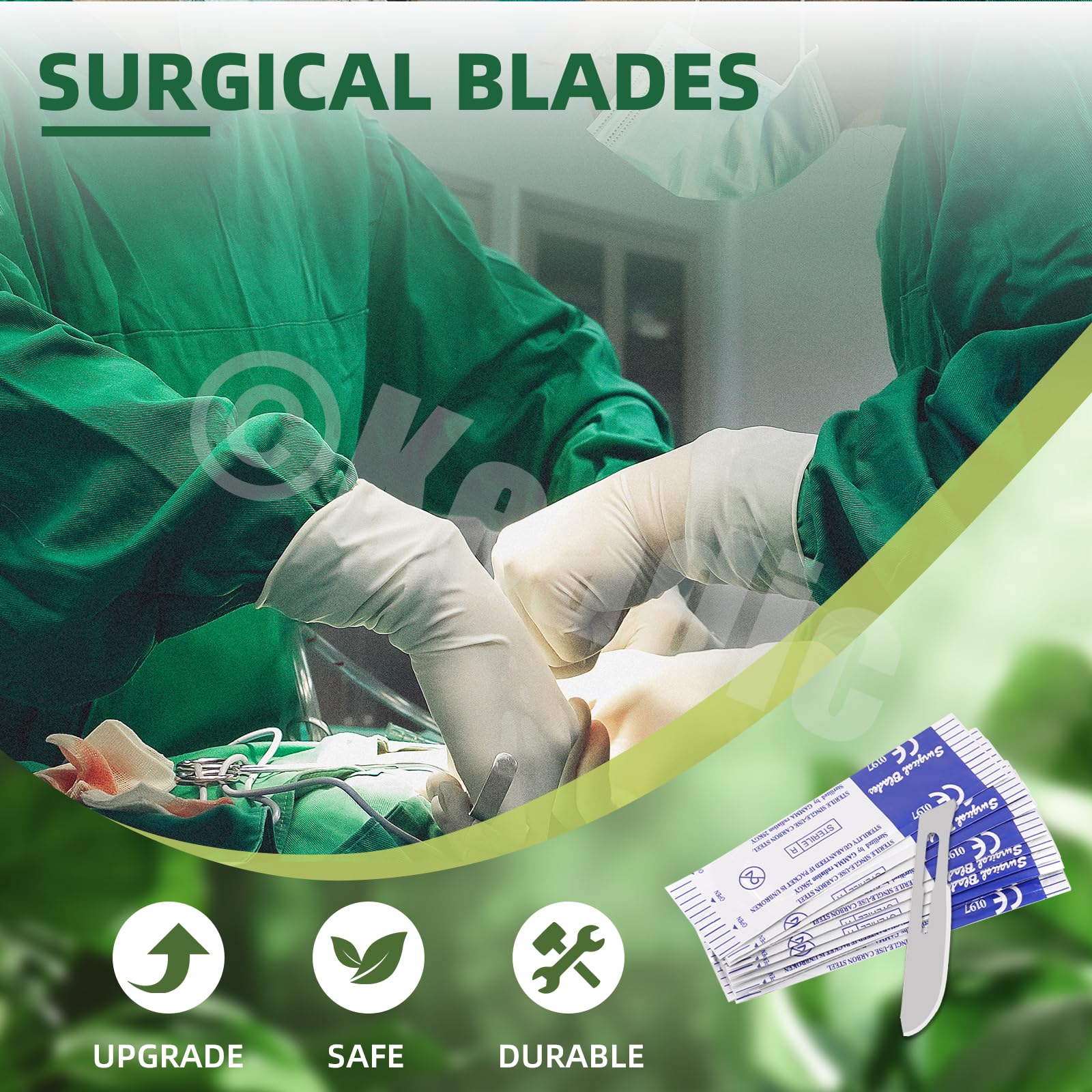 Keadic Scalpel Blades - 64Pcs Sterile Surgical Blades -6