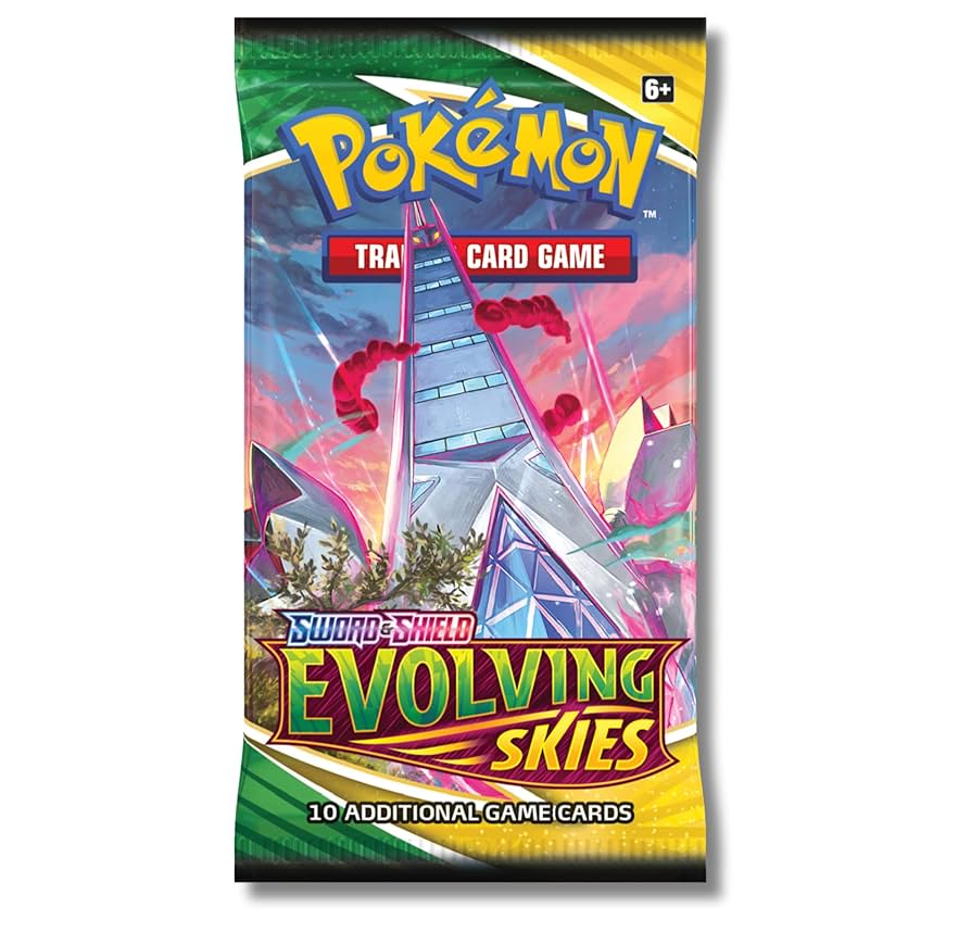 Amazon.com: Pokemon Sword & Shield Evolving Skies Booster
