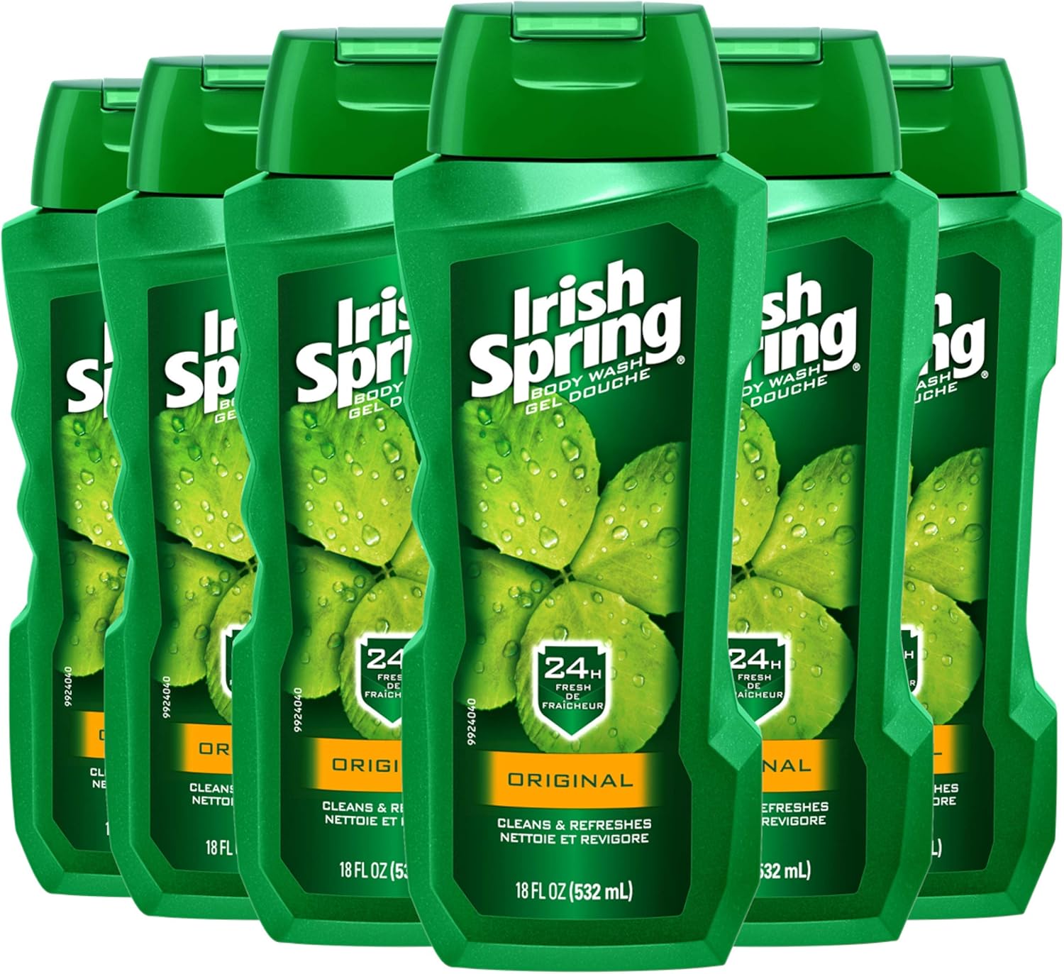 Irish Spring Body Wash, Original, 18 Fluid Ounce (Pack of 6) : Amazon ...