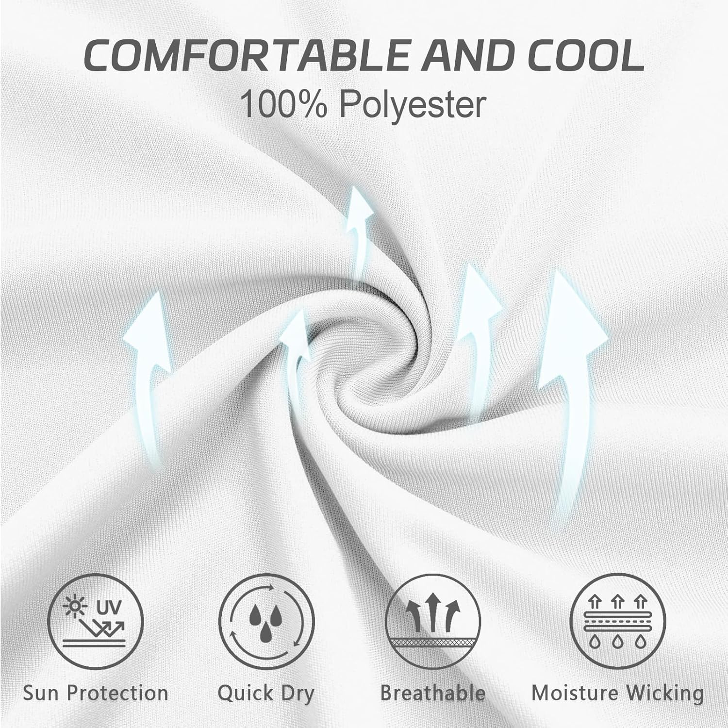 MOHEEN Women's Quick Dry Short Sleeve Polo Shirts Moisture Wicking Performance Athletic Golf Polo - Image 5