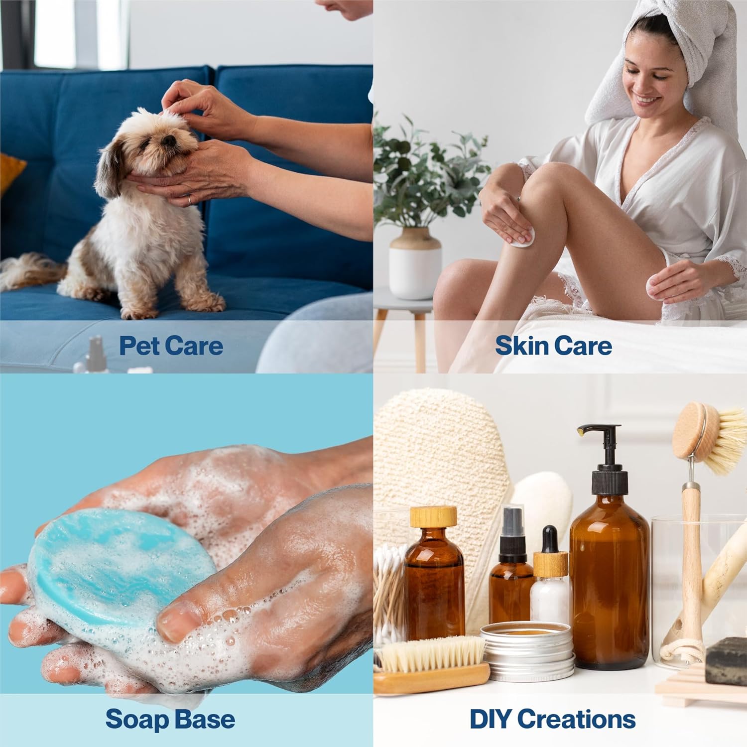 uh*Roh*Muh Organic Castile Liquid Soap - USDA Certified Soap Base for Soap Making Gentle Skin Cleanser, Plant-Friendly Insect Spray, Pet Wash-Natural Ingredients UK/USA(Net wt:1kg/2.2lb)