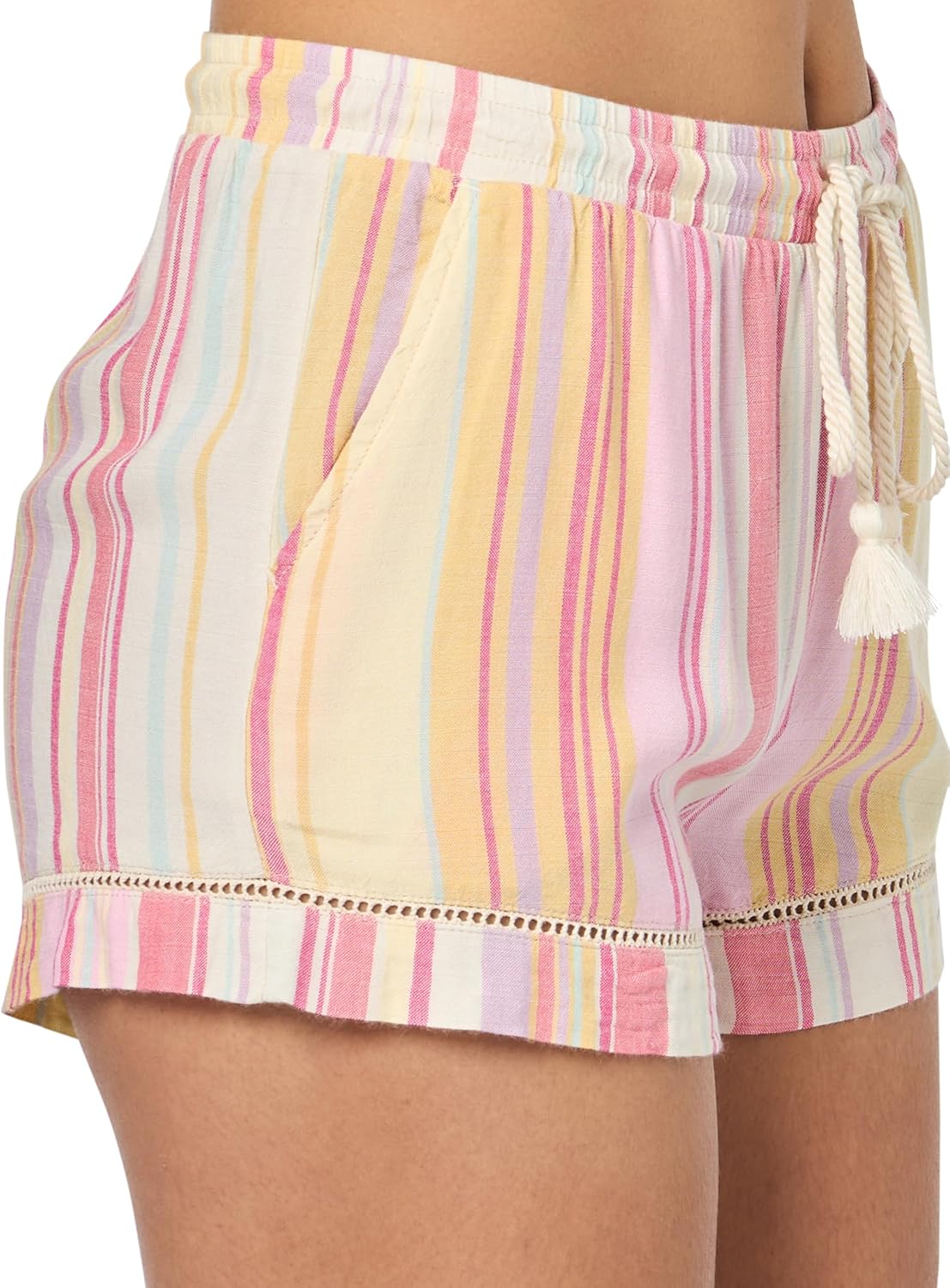 PJ Salvage Women's Loungewear Staycation Stripe Short - Image 3