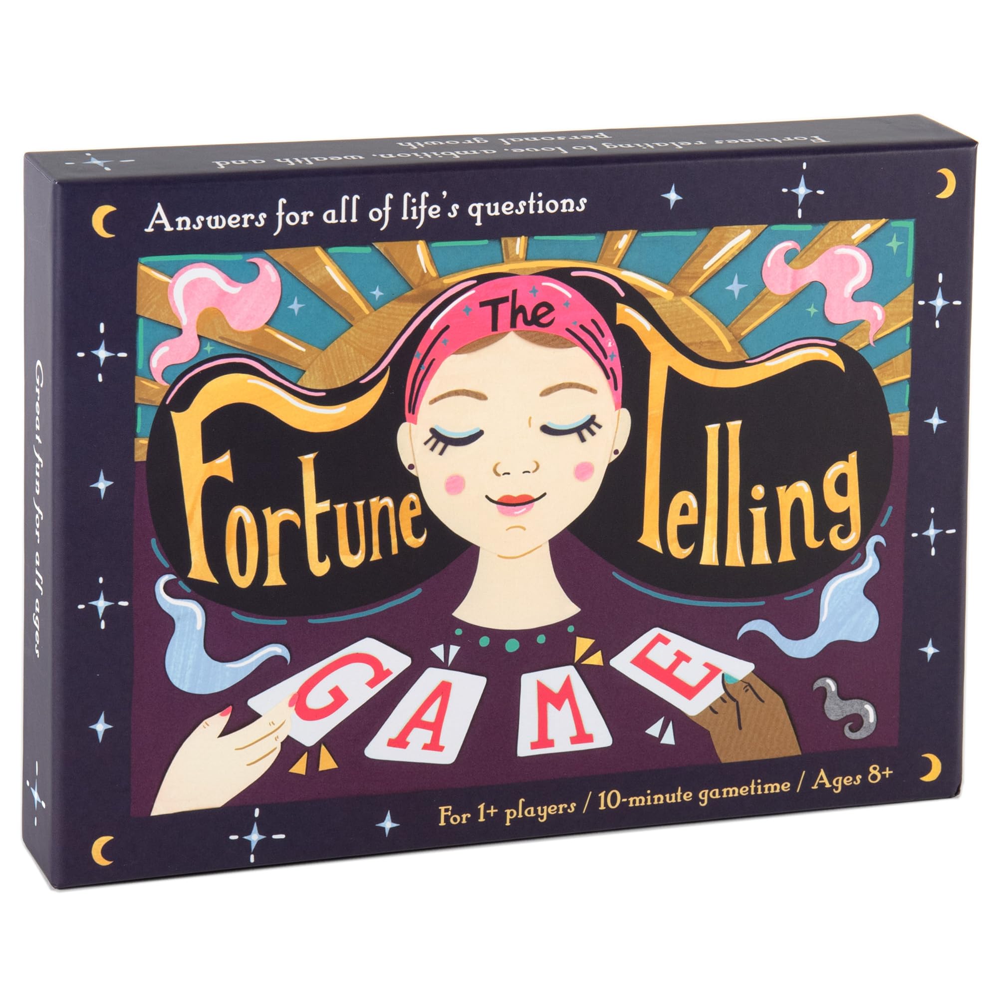 Kuckoo Games: The Fortune Telling Game - answers for all of life's questions, Blue and White, 15 cm x 20 cm