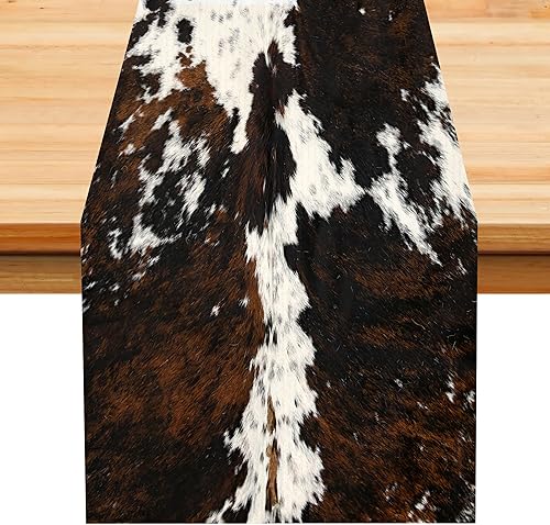 Miniatura 45 de Camino de mesa retro de los años 70, estilo vintage, arte abstracto moderno, verde, bohemio, espiral, ondas, granja, campo, cena, para el hogar,