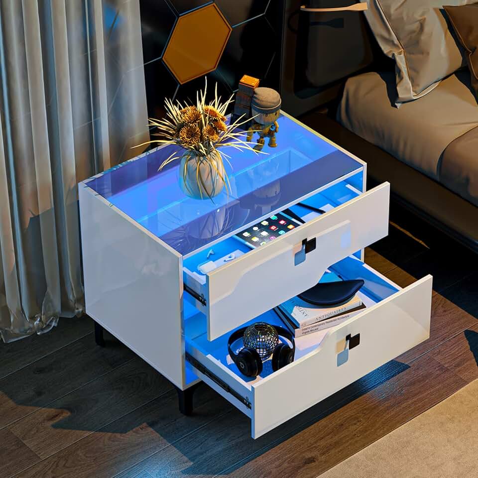 Amazon.co.uk Bedside Tables Bedside Tables / Bedroom Furniture Home