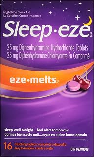 Sleep Eze Melts - 16 Count - For Relieving Occasional Sleeplessness