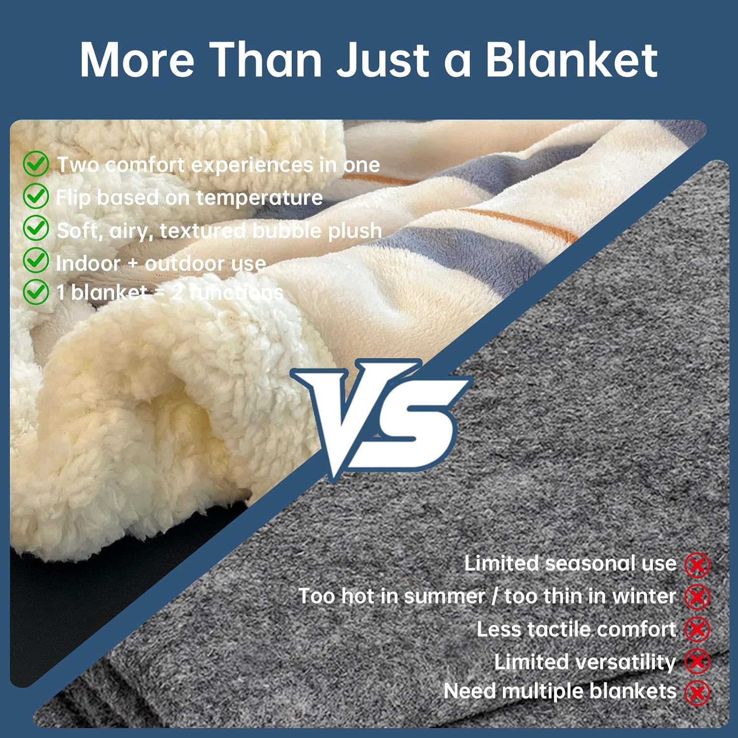 Full Size Fleece Blanket for Bed - Soft Cozy Fuzzy Blankets, Stylish Winter Home Decor,Christmas Birthday Gift for Women Her 60"x80"