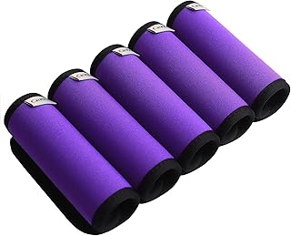 Luggage Handle Wrap for Suitcase Unique Funny Bright Luggage Identifiers Cute Luggage Tags Gift of Travel Accessories-Purple