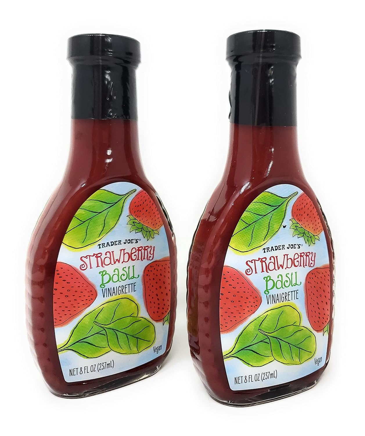 Trader Joe's Strawberry Basil Vinaigrette Net 8 Fl. Oz